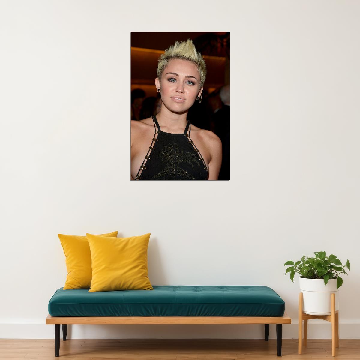 Miley Cyrus Celebrity Movie Singer Actress Star Poster Wall Art Print Home Wall Decor - xonomax