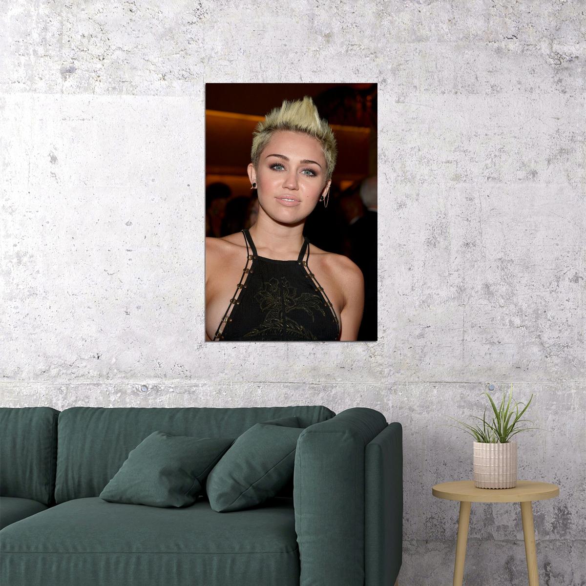 Miley Cyrus Celebrity Movie Singer Actress Star Poster Wall Art Print Home Wall Decor - xonomax