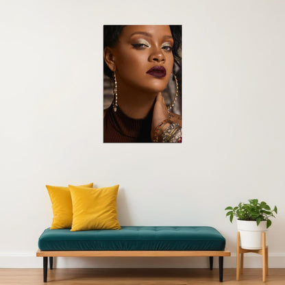 Rihanna Celebrity Music Singer Actress Star Poster Wall Art Print Home Wall Decor
