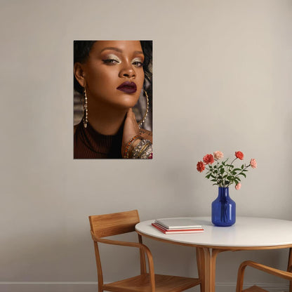 Rihanna Celebrity Music Singer Actress Star Poster Wall Art Print Home Wall Decor