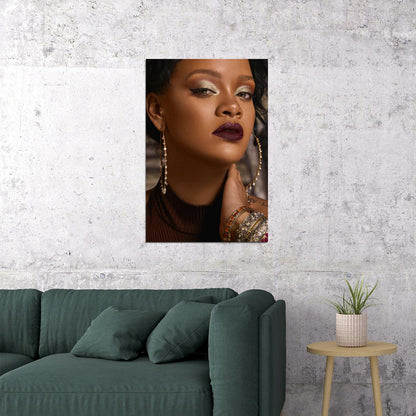 Rihanna Celebrity Music Singer Actress Star Poster Wall Art Print Home Wall Decor