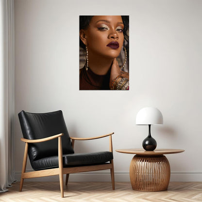 Rihanna Celebrity Music Singer Actress Star Poster Wall Art Print Home Wall Decor