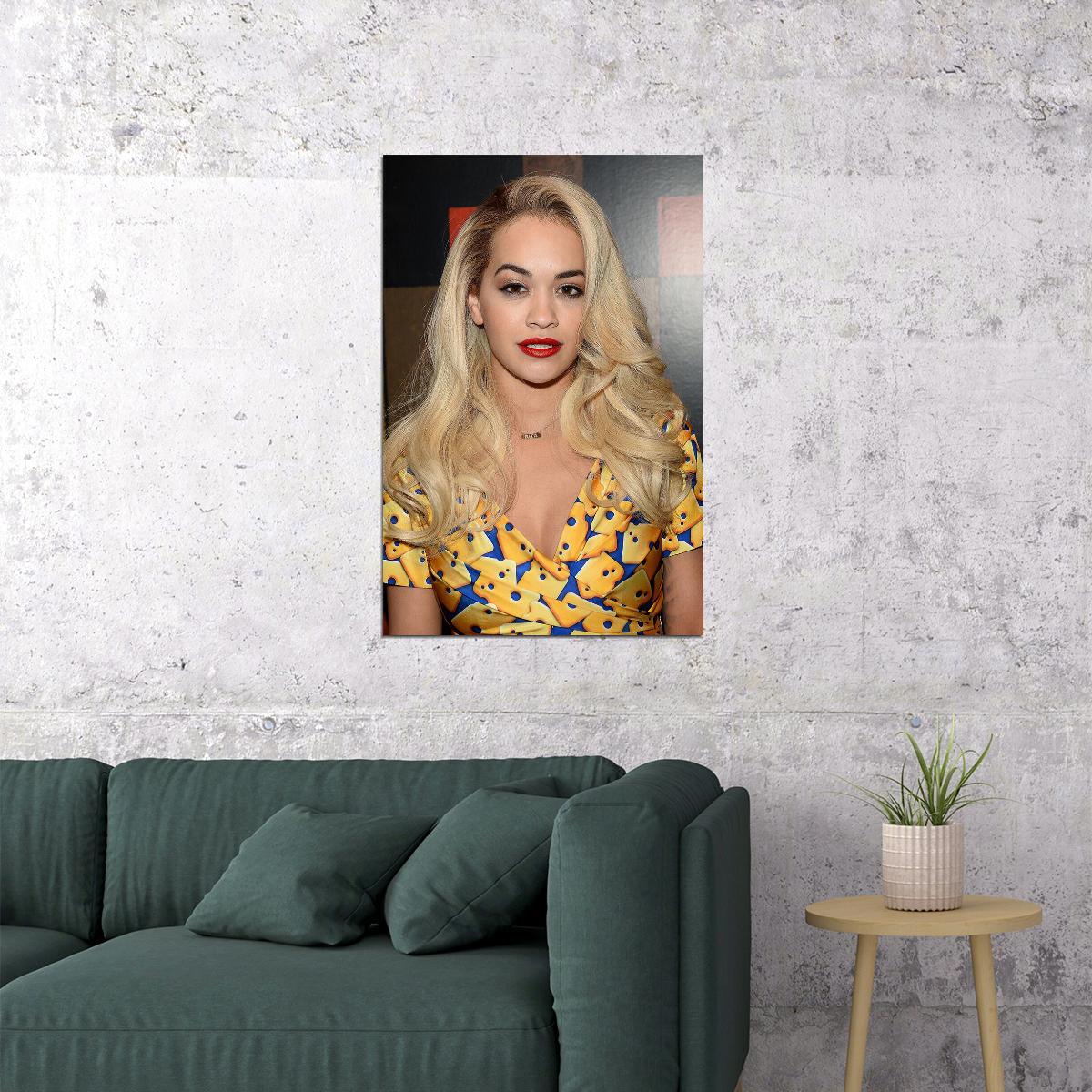 Rita Ora Celebrity Singer Movie Actress Star Poster Wall Art Print Home Wall Decor