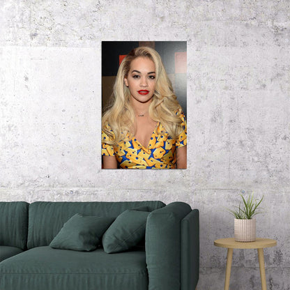 Rita Ora Celebrity Singer Movie Actress Star Poster Wall Art Print Home Wall Decor