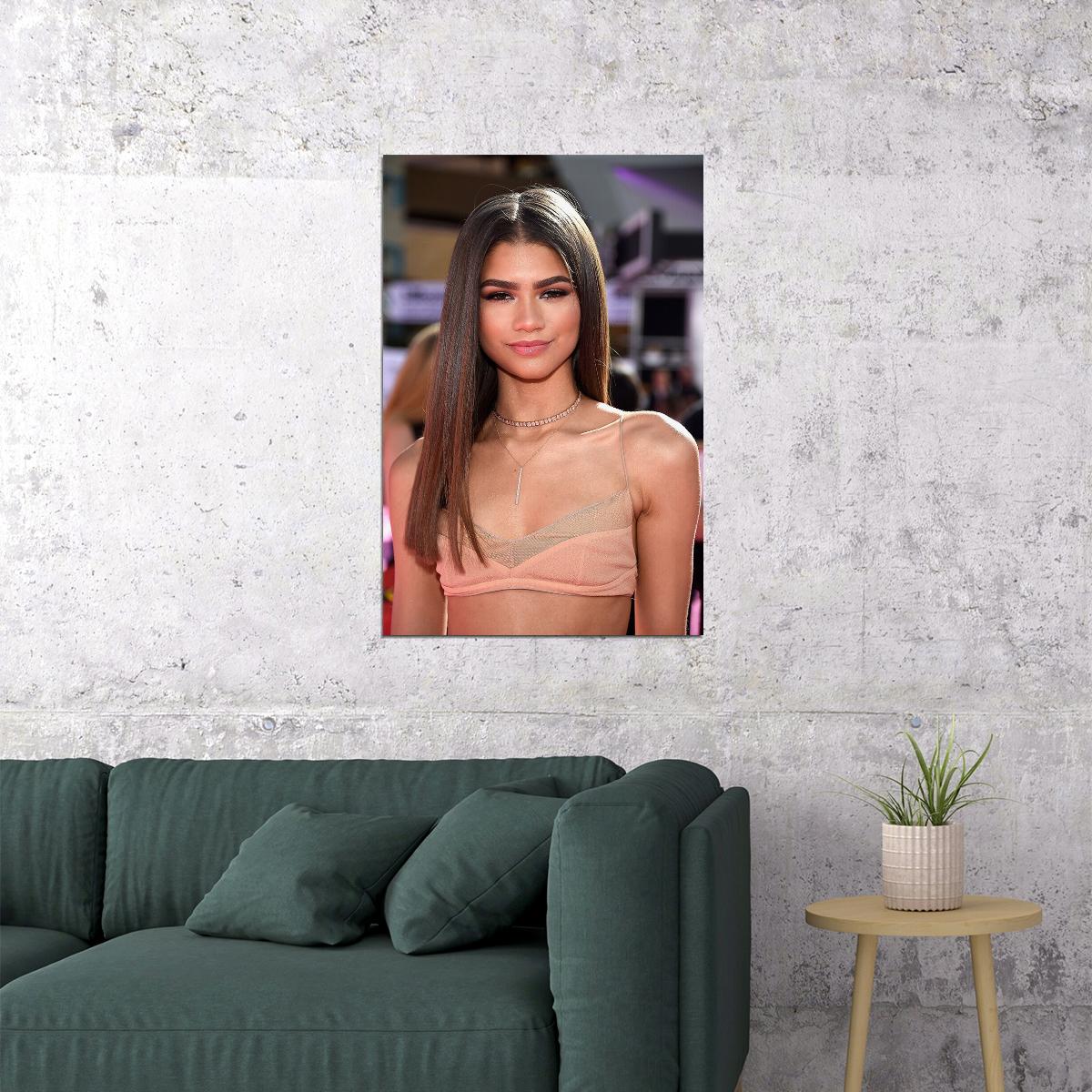 Zendaya Cinema Actor Singer Model Artist Idol Poster Wall Art Print Home Wall Decor