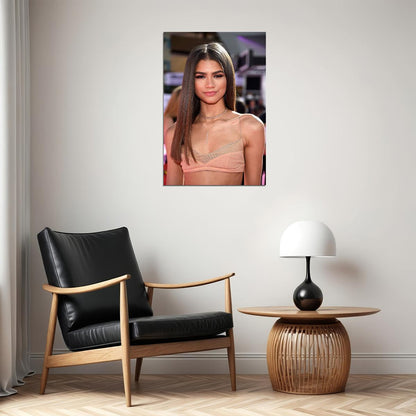 Zendaya Cinema Actor Singer Model Artist Idol Poster Wall Art Print Home Wall Decor