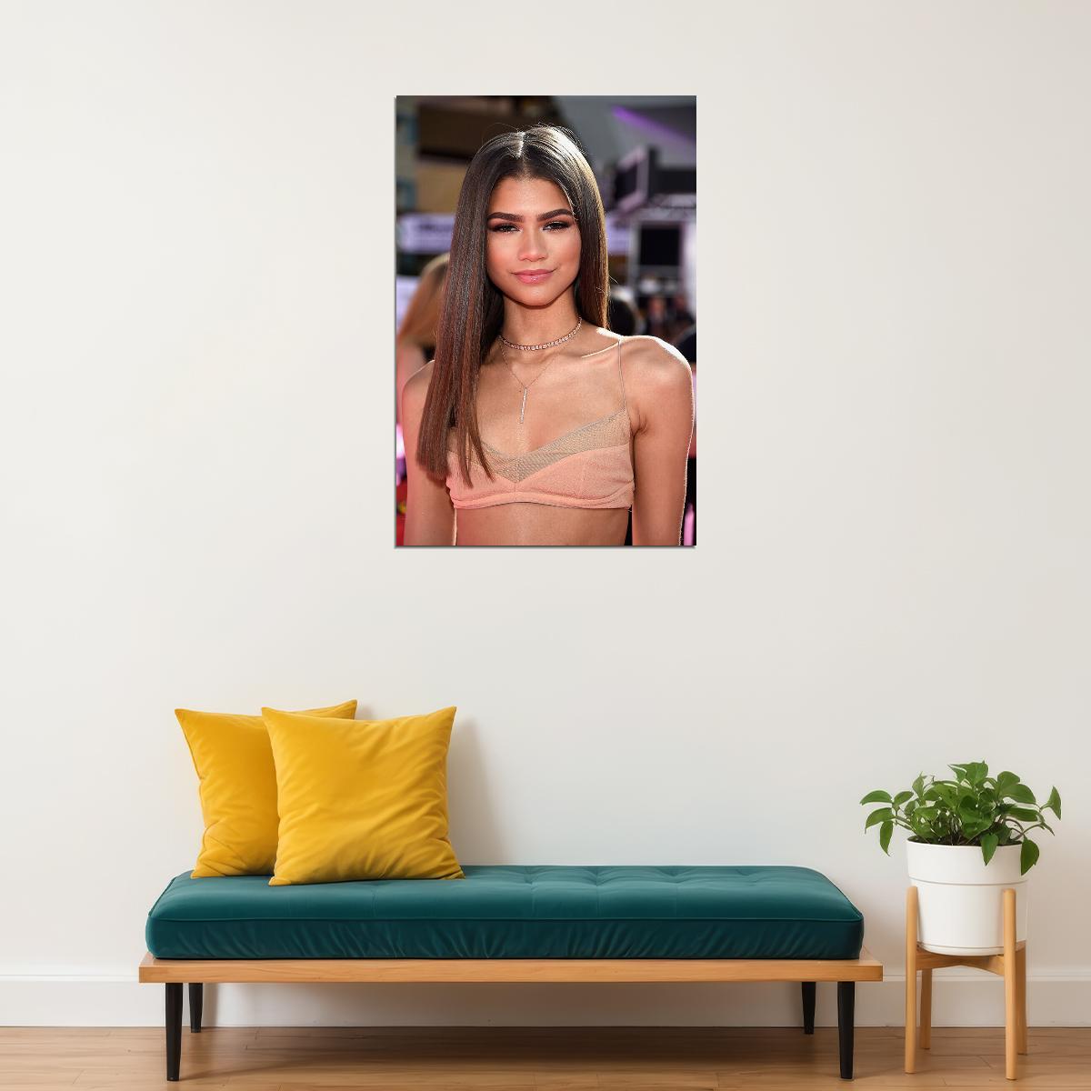 Zendaya Cinema Actor Singer Model Artist Idol Poster Wall Art Print Home Wall Decor