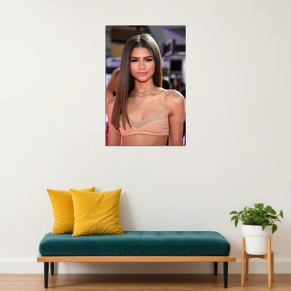 Zendaya Cinema Actor Singer Model Artist Idol Poster Wall Art Print Home Wall Decor