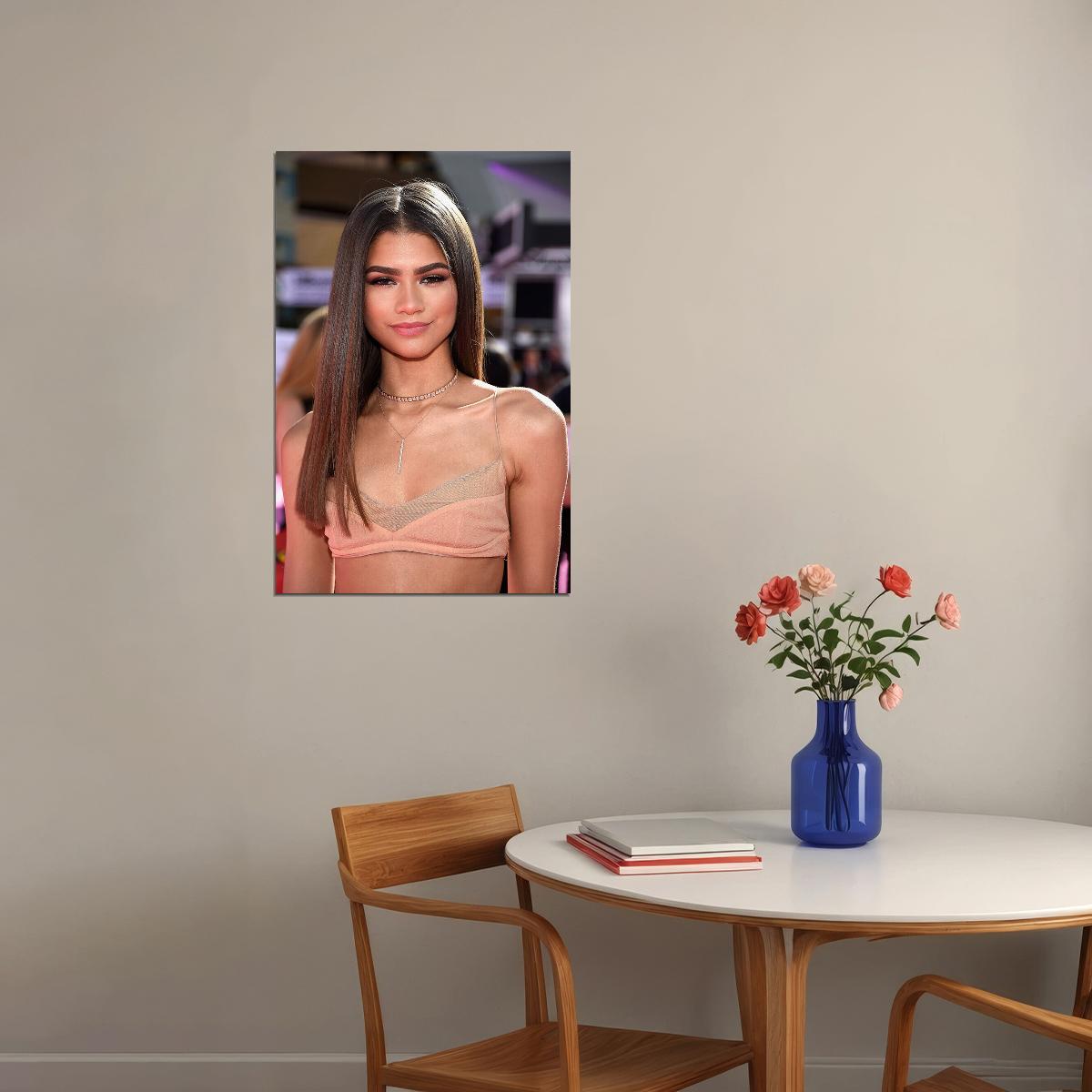 Zendaya Cinema Actor Singer Model Artist Idol Poster Wall Art Print Home Wall Decor