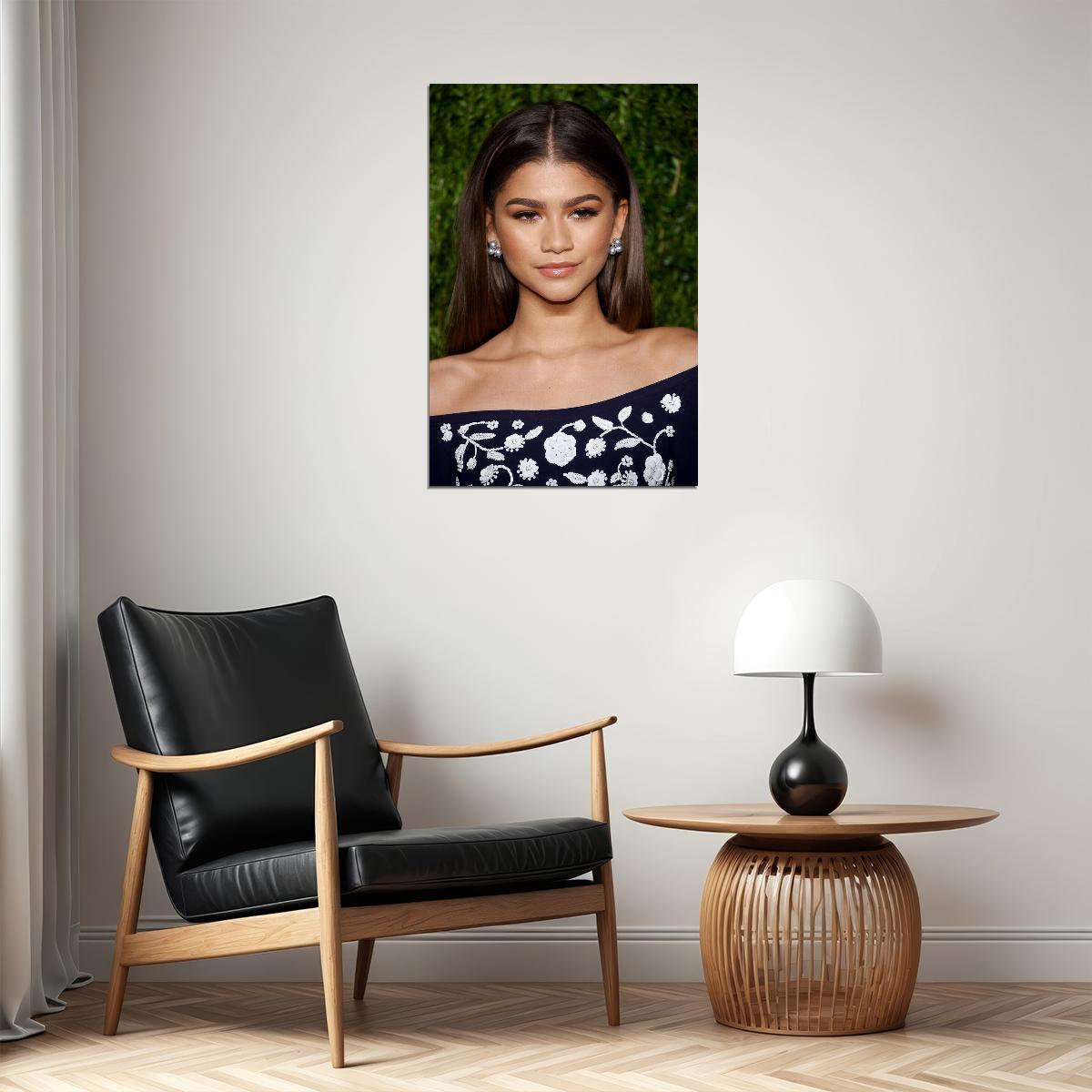 Zendaya Cinema Actor Singer Model Artist Star Poster Wall Art Print Home Wall Decor