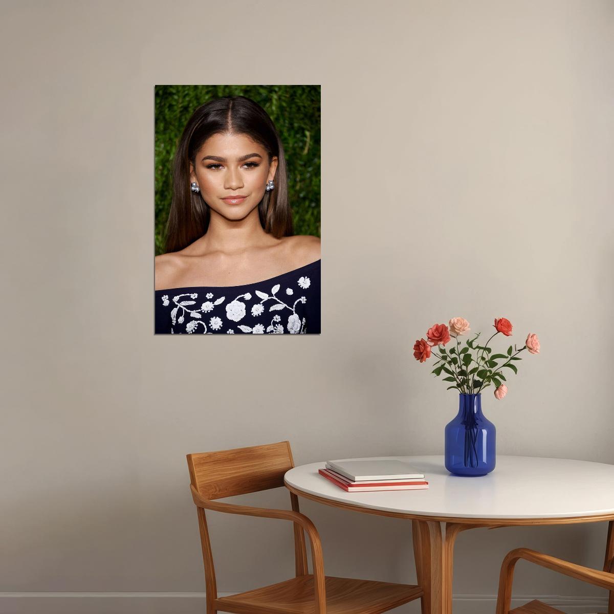 Zendaya Cinema Actor Singer Model Artist Star Poster Wall Art Print Home Wall Decor