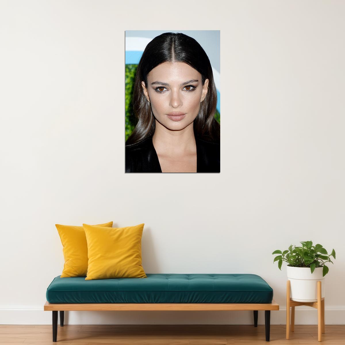Emily Ratajkowski Movie Actor Sexy Model Star Poster Wall Art Print Home Wall Decor - xonomax