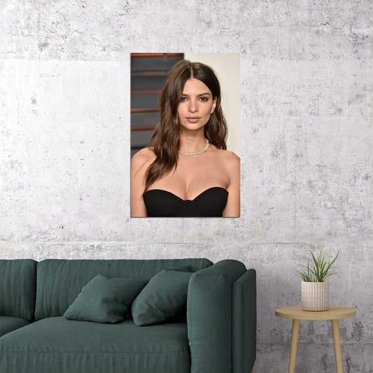 Emily Ratajkowski Movie Actor Hot Model Star Poster Wall Art Print Home Wall Decor - xonomax