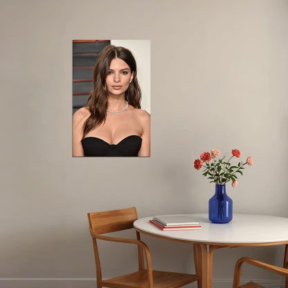 Emily Ratajkowski Movie Actor Hot Model Star Poster Wall Art Print Home Wall Decor - xonomax