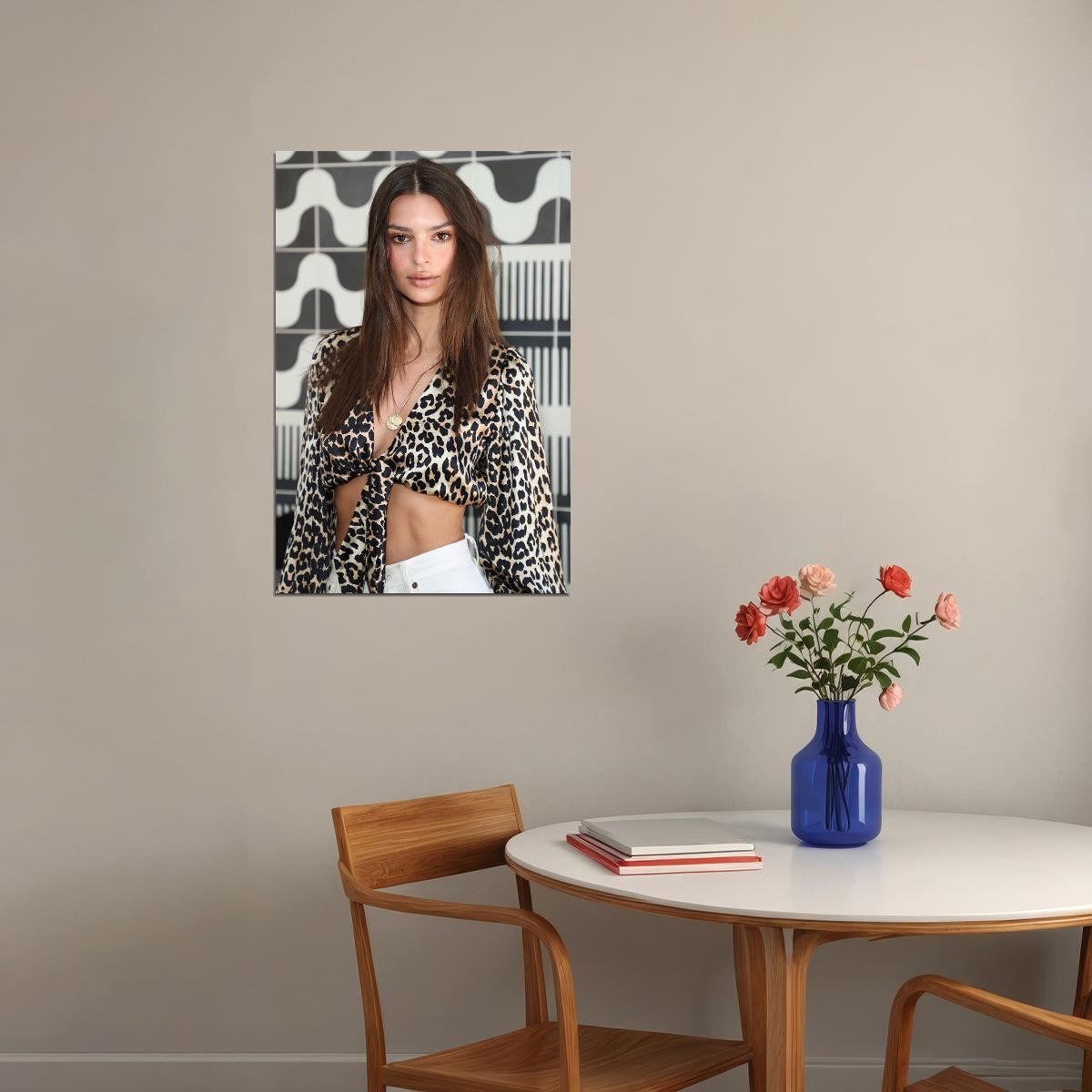 Emily Ratajkowski Movie Actress Hot Model Poster Wall Art Print Home Wall Decor - xonomax