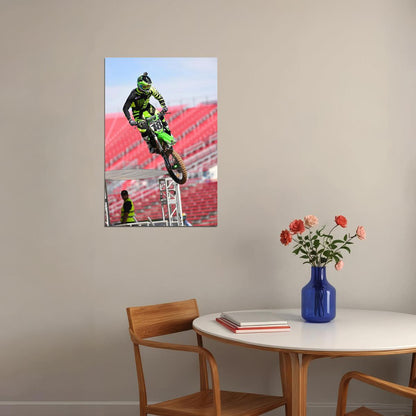 Ryan Villopoto Dirt Motorcycles Rider Racing Poster Wall Art Print Home Wall Decor
