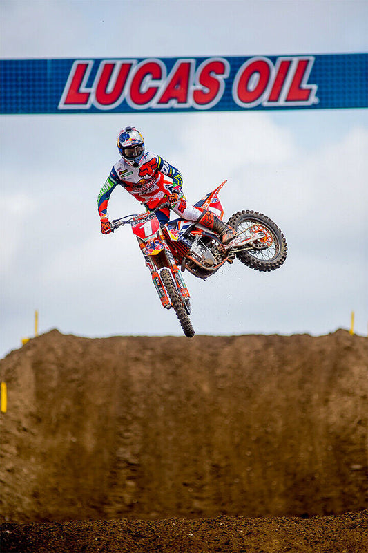Ryan Dunge Dirt Motorcycles Racing Idol Poster Wall Art Print Home Wall Decor