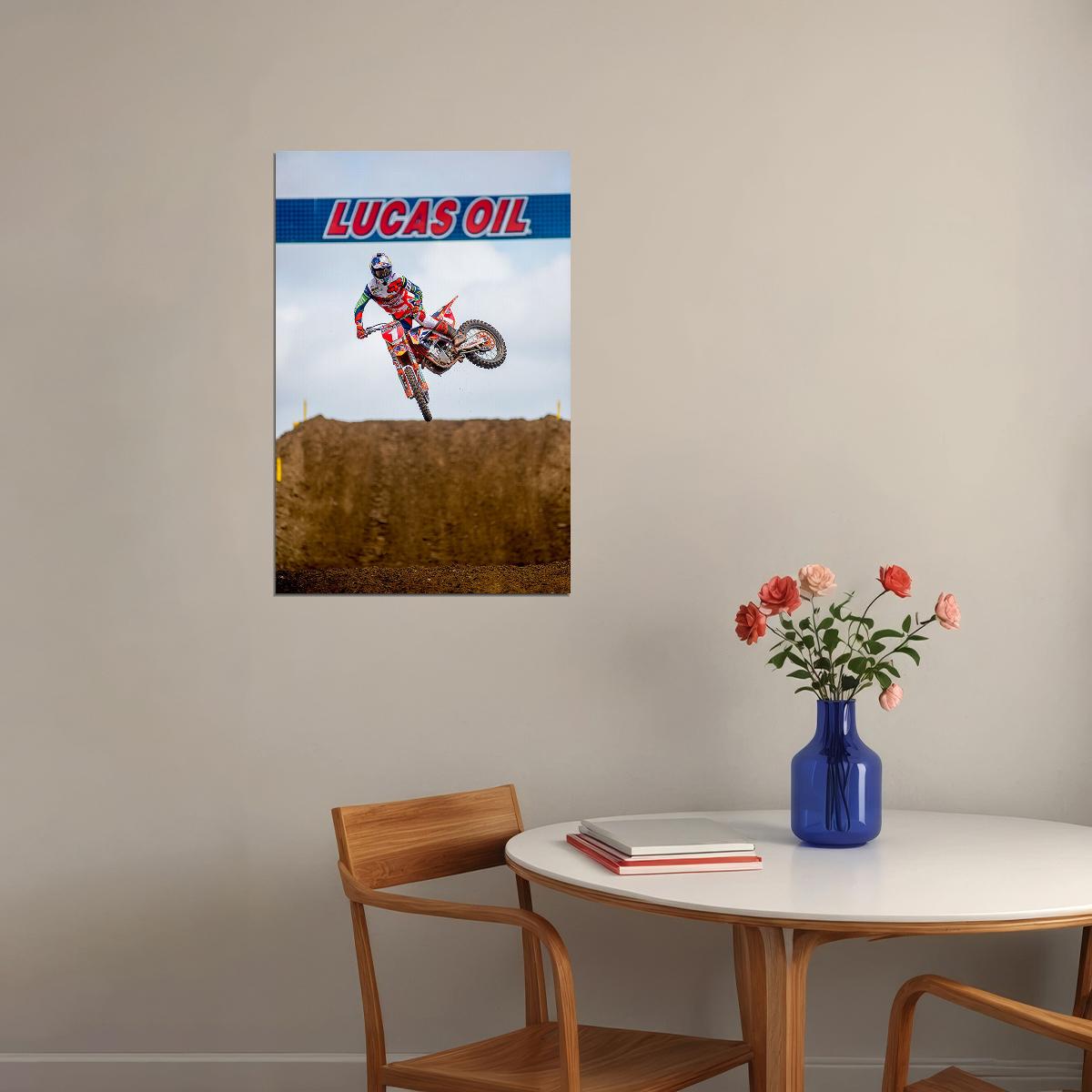 Ryan Dunge Dirt Motorcycles Racing Idol Poster Wall Art Print Home Wall Decor