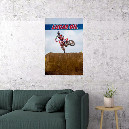 Ryan Dunge Dirt Motorcycles Racing Idol Poster Wall Art Print Home Wall Decor