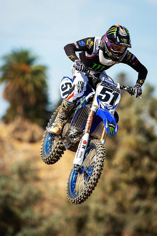 Ryan Villopoto Dirt Motorcycles Driver Artist Star Poster Wall Art Print Home Wall Decor