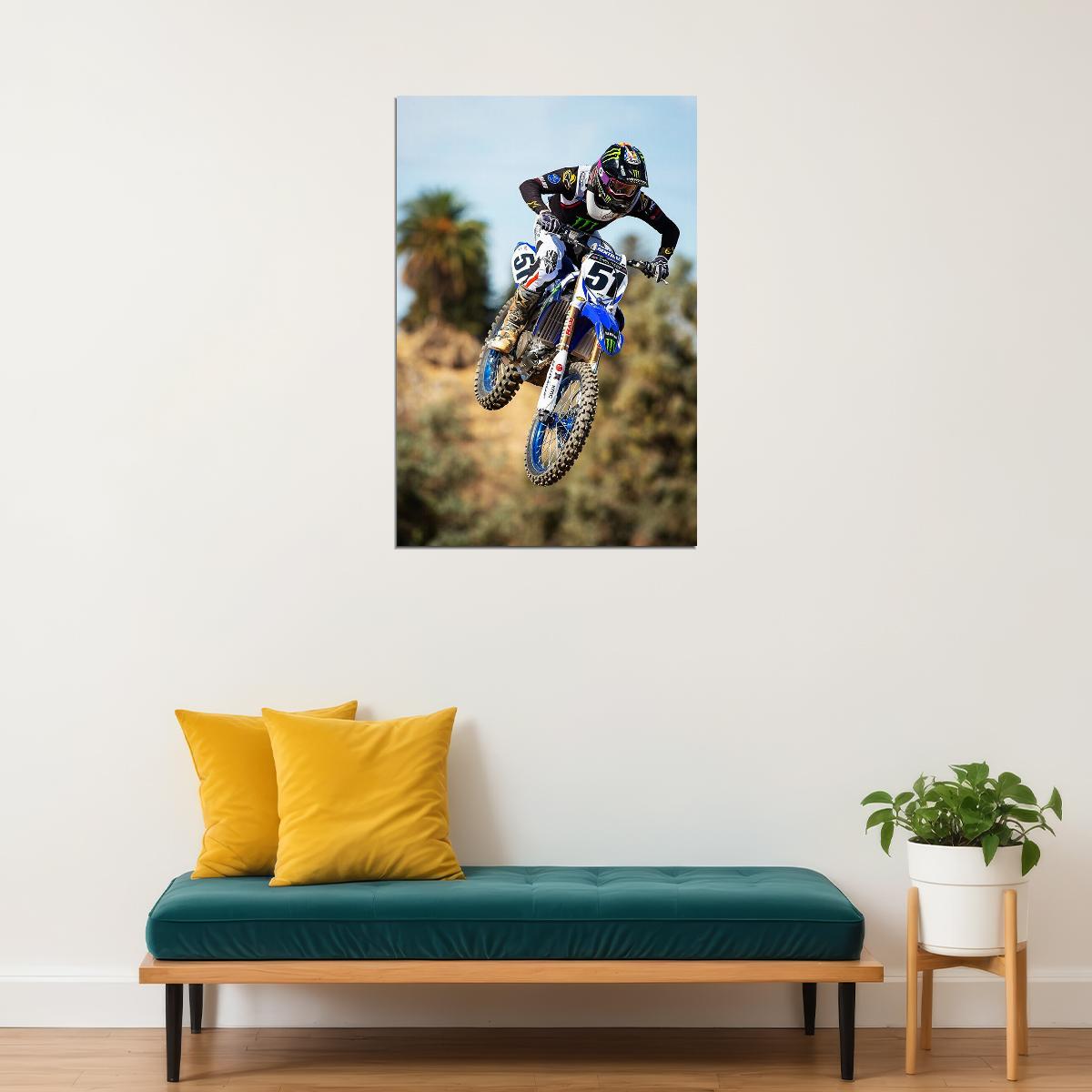 Ryan Villopoto Dirt Motorcycles Driver Artist Star Poster Wall Art Print Home Wall Decor