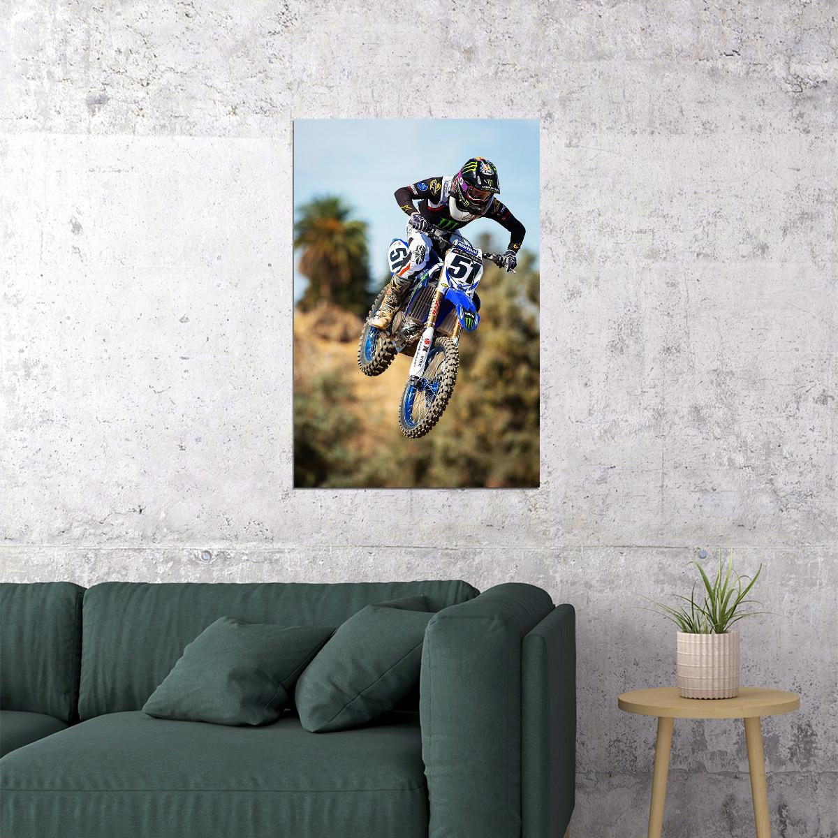 Ryan Villopoto Dirt Motorcycles Driver Artist Star Poster Wall Art Print Home Wall Decor