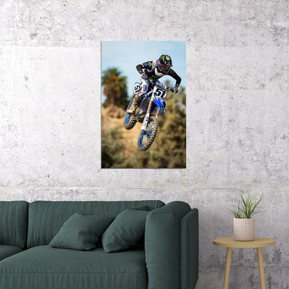 Ryan Villopoto Dirt Motorcycles Driver Artist Star Poster Wall Art Print Home Wall Decor