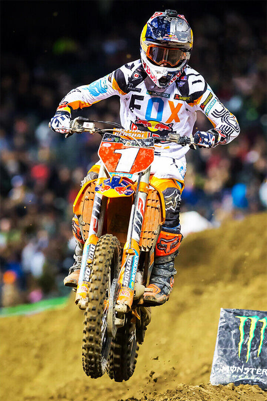 Ryan Dunge Dirt Motorcycles Racing Star Poster Wall Art Print Home Wall Decor