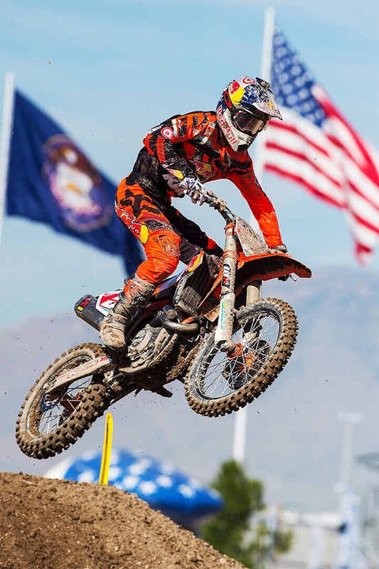 Ryan Dunge Dirt Motorcycles Racer Driver Star Poster Wall Art Print Home Wall Decor
