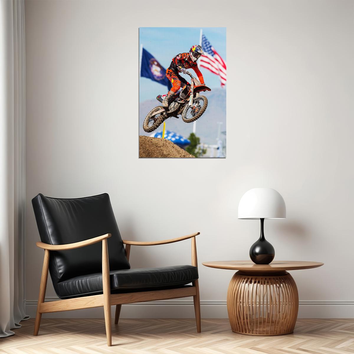 Ryan Dunge Dirt Motorcycles Racer Driver Star Poster Wall Art Print Home Wall Decor