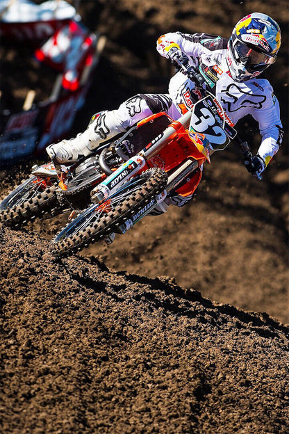 Jeff Stanton Motorcycle Cross Country Idol Poster Wall Art Print Home Wall Decor
