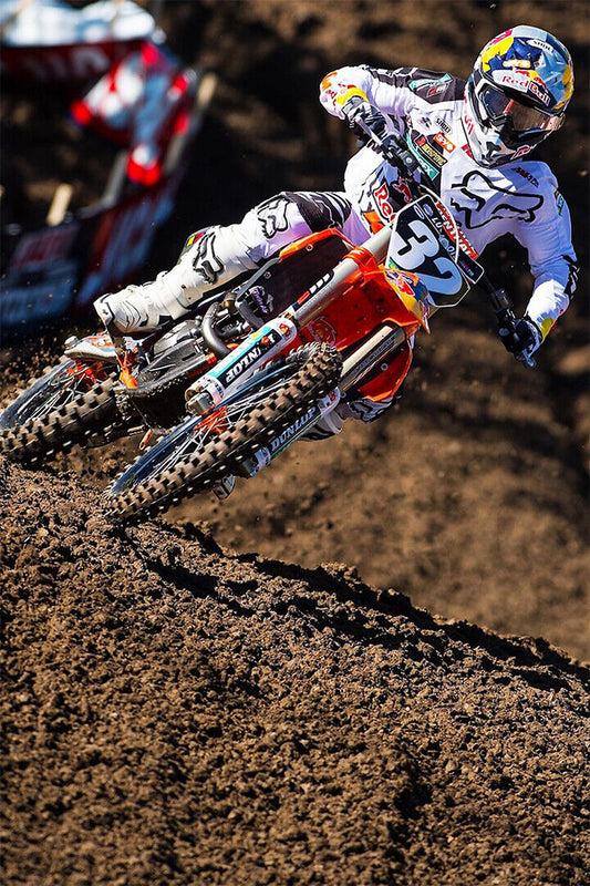 Jeff Stanton Motorcycle Cross Country Idol Poster Wall Art Print Home Wall Decor
