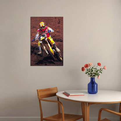 Guy Cooper Motorcycle Cross Country Driver Poster Wall Art Print Home Wall Decor - xonomax