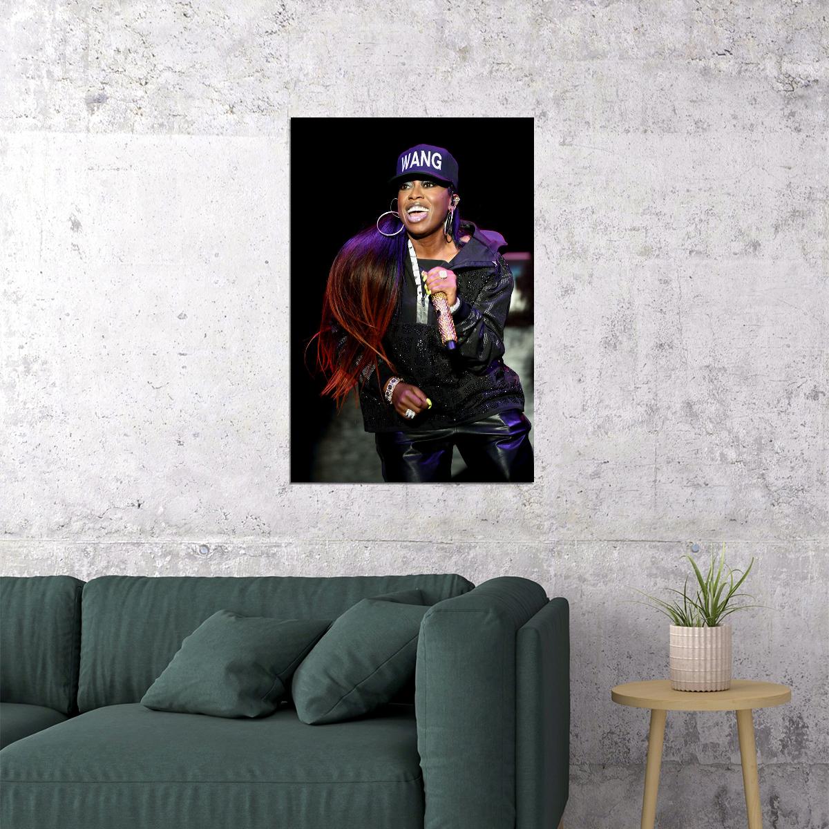 Missy Elliott Celebrity Singer Music Rap Star Poster Wall Art Print Home Wall Decor - xonomax