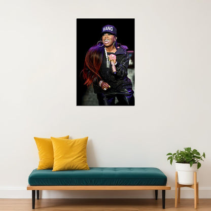 Missy Elliott Celebrity Singer Music Rap Star Poster Wall Art Print Home Wall Decor - xonomax