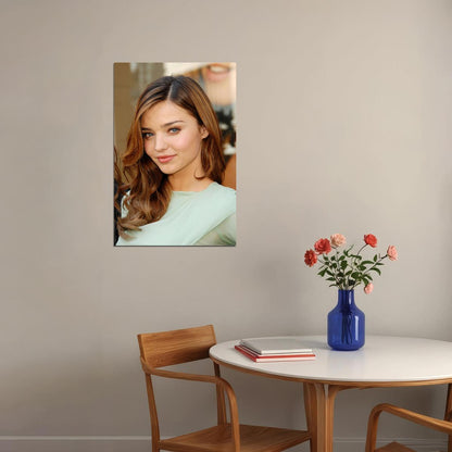 Miranda Kerr Celebrity Fashion Model Artist Star Poster Wall Art Print Home Wall Decor - xonomax