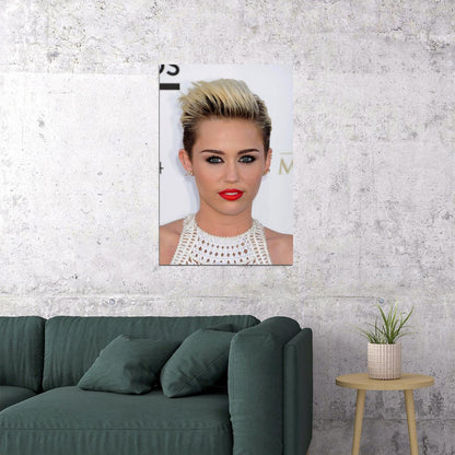 Miley Cyrus Singer Actor Music Songwriter Poster Wall Art Print Home Wall Decor - xonomax