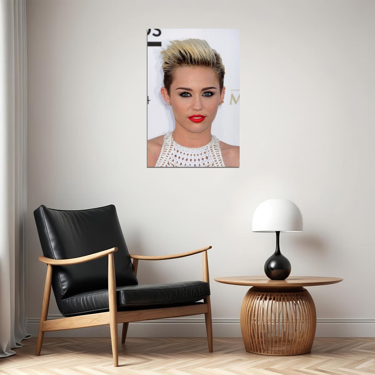 Miley Cyrus Singer Actor Music Songwriter Poster Wall Art Print Home Wall Decor - xonomax