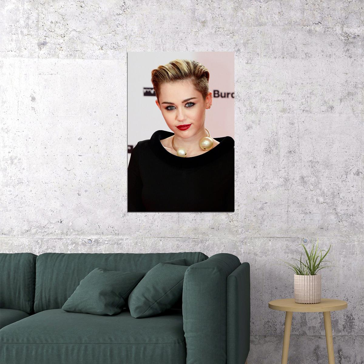 Miley Cyrus Celebrity Singer Actress Idol Poster Wall Art Print Home Wall Decor - xonomax