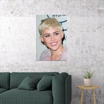 Miley Cyrus Celebrity Singer Actress Star Poster Wall Art Print Home Wall Decor - xonomax