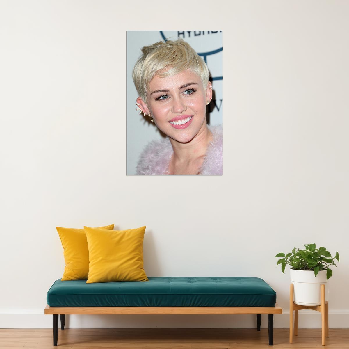 Miley Cyrus Celebrity Singer Actress Star Poster Wall Art Print Home Wall Decor - xonomax