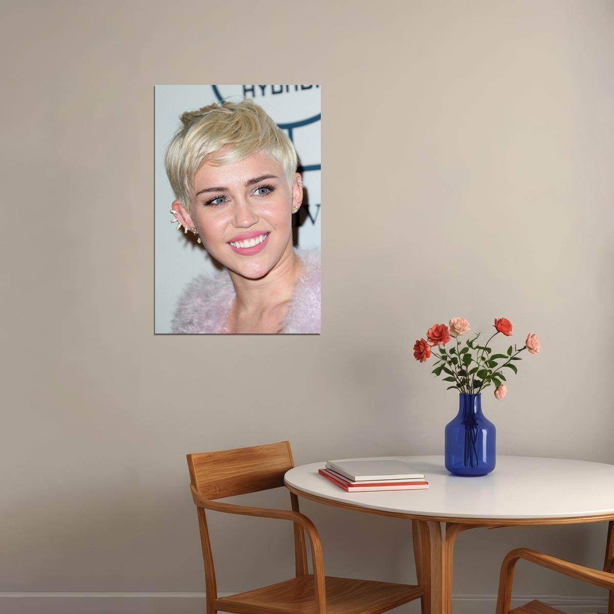 Miley Cyrus Celebrity Singer Actress Star Poster Wall Art Print Home Wall Decor - xonomax
