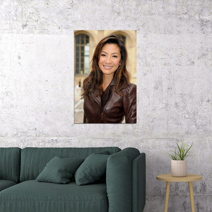 Michelle Yeoh Celebrity Movie Actress Beauty Star Poster Wall Art Print Home Wall Decor - xonomax