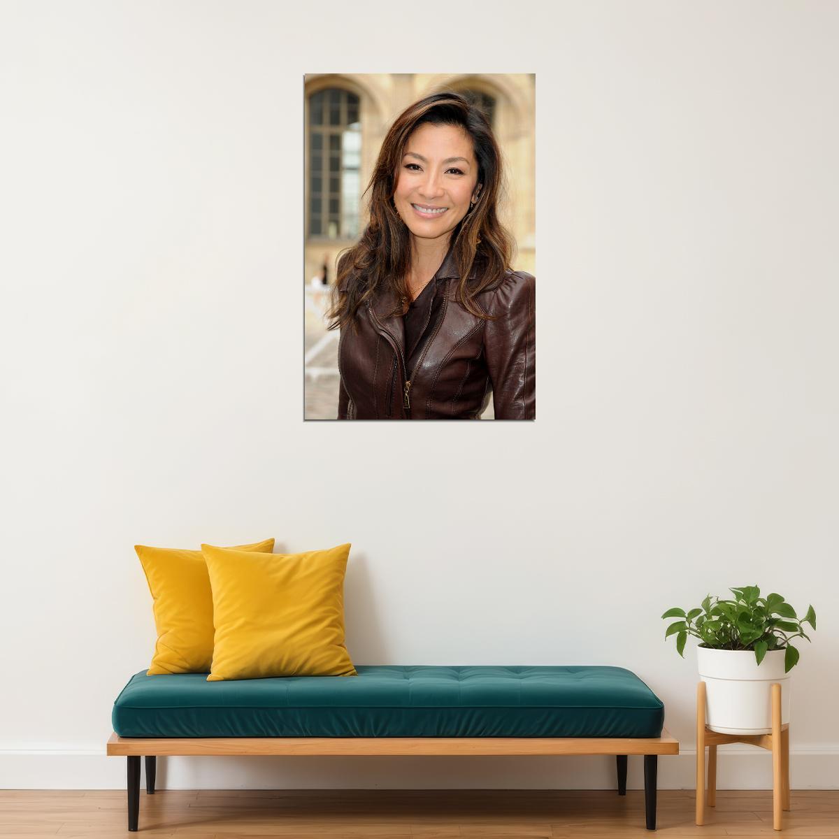 Michelle Yeoh Celebrity Movie Actress Beauty Star Poster Wall Art Print Home Wall Decor - xonomax