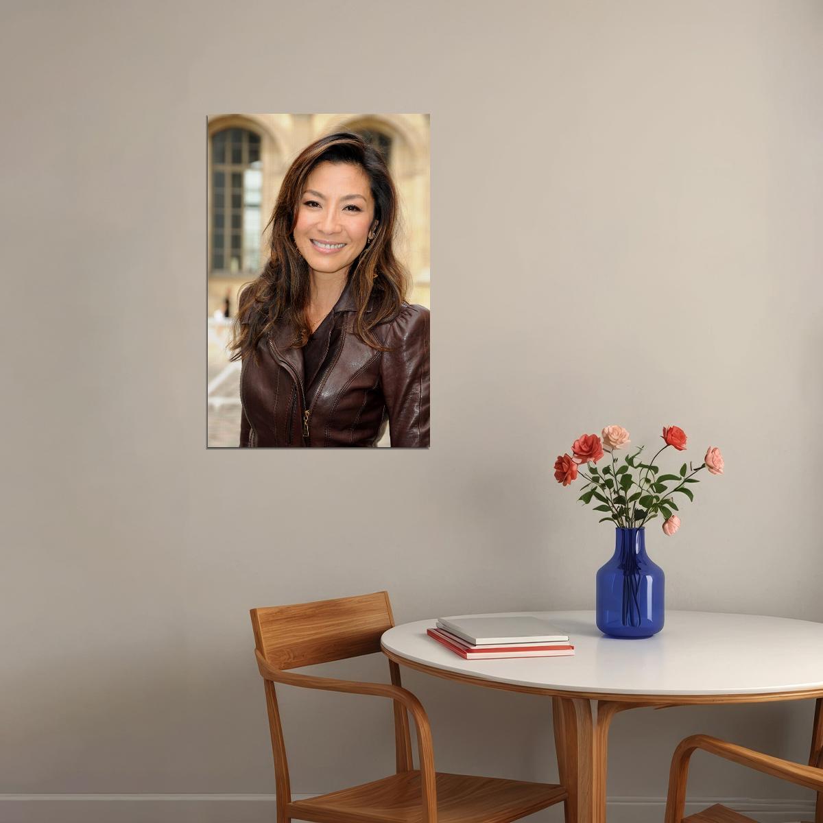 Michelle Yeoh Celebrity Movie Actress Beauty Star Poster Wall Art Print Home Wall Decor - xonomax