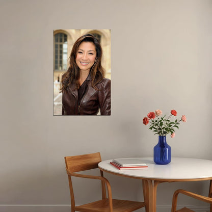 Michelle Yeoh Celebrity Movie Actress Beauty Star Poster Wall Art Print Home Wall Decor - xonomax