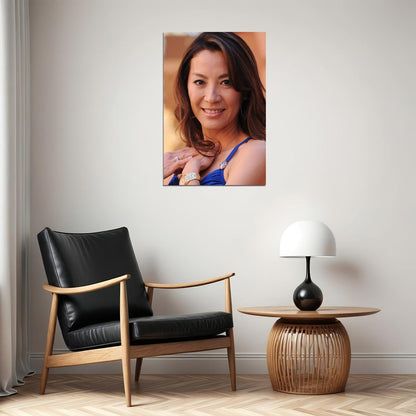 Michelle Yeoh Celebrity Movie Actress Star Poster Wall Art Print Home Wall Decor - xonomax