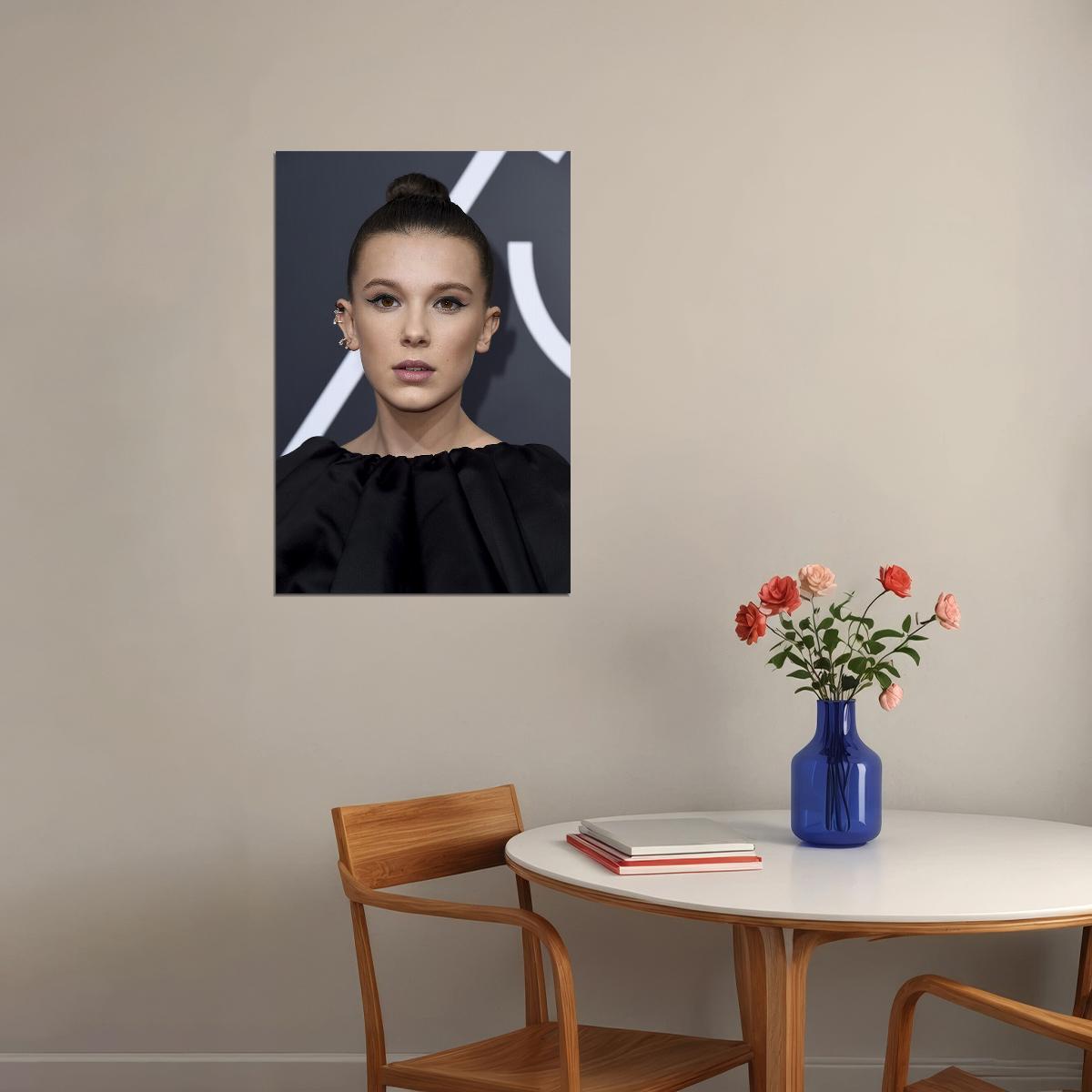 Millie Bobby Brown Celebrity Tv Series Actress Idol Poster Wall Art Print Home Wall Decor - xonomax