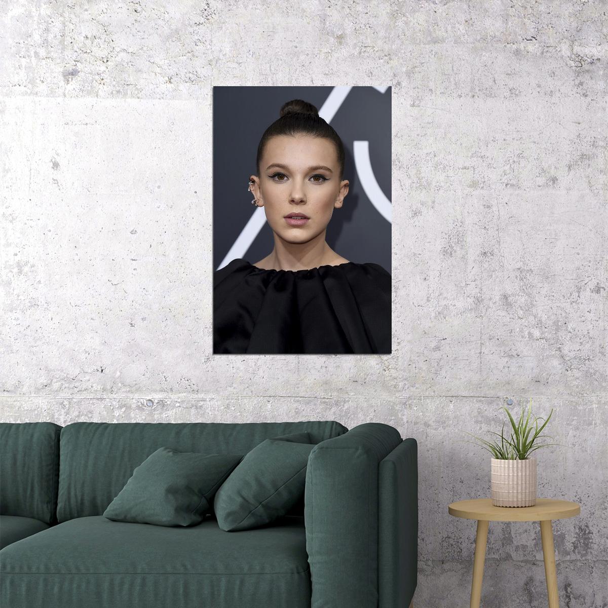 Millie Bobby Brown Celebrity Tv Series Actress Idol Poster Wall Art Print Home Wall Decor - xonomax