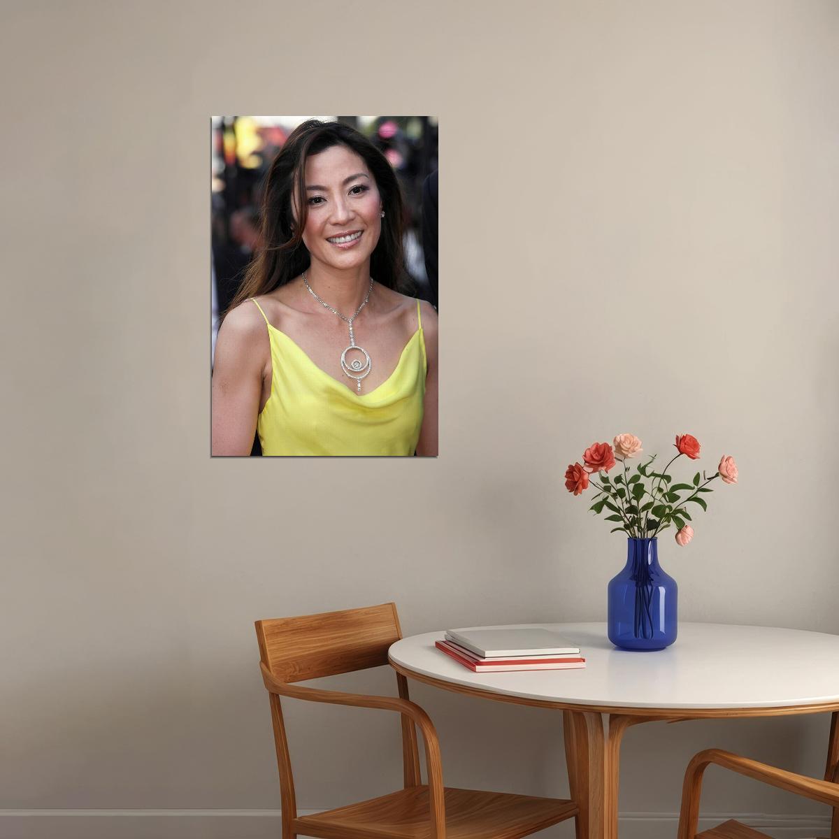 Michelle Yeoh Celebrity Cinema Actress Idol Poster Wall Art Print Home Wall Decor - xonomax